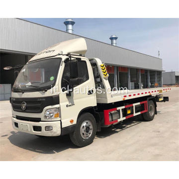 Foton Aumark 4T 5T Light Flatbed Platbod Platbod Wrecker One-Twing-Two Road Auto Rescue Torning Truck